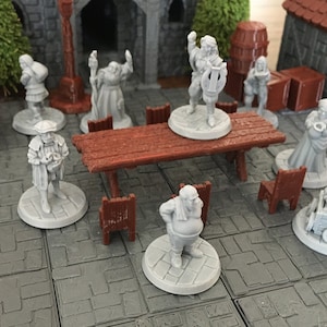 Stadtbewohner 1 | 28 mm (D&D) | PC/NPC Miniaturen | Tabletop-Rollenspiel