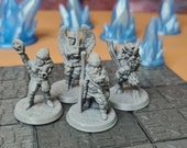 Christmas Encounter | 28mm (D&D) Santa Claus, Mrs. Claus, Angel, and Krampus | Tabletop RPG