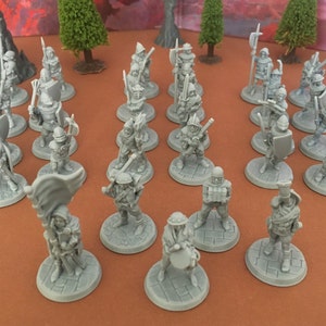 Medieval Army | 28mm (D&D) Renaissance Soldiers | Tabletop RPG
