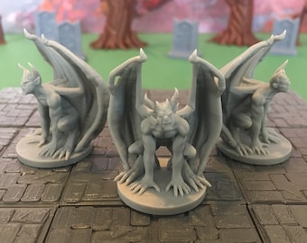Gargoyles | 28 mm (D&D) | Classic Monster Minis | Tabletop RPG