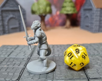 Female Dragonborn Fighter | 28mm (D&D) Dragonborn Barbarian | Tabletop RPG