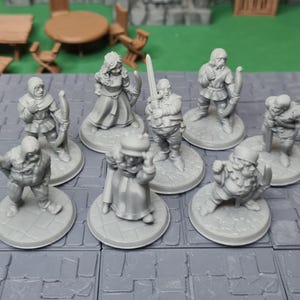 Städter Kämpfer | 28 mm (D&D) | PC/NPC Miniaturen | Tabletop-Rollenspiel