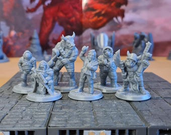 Space Crew 3 | 28mm (D&D) SciFi Miniatures | Tabletop RPG