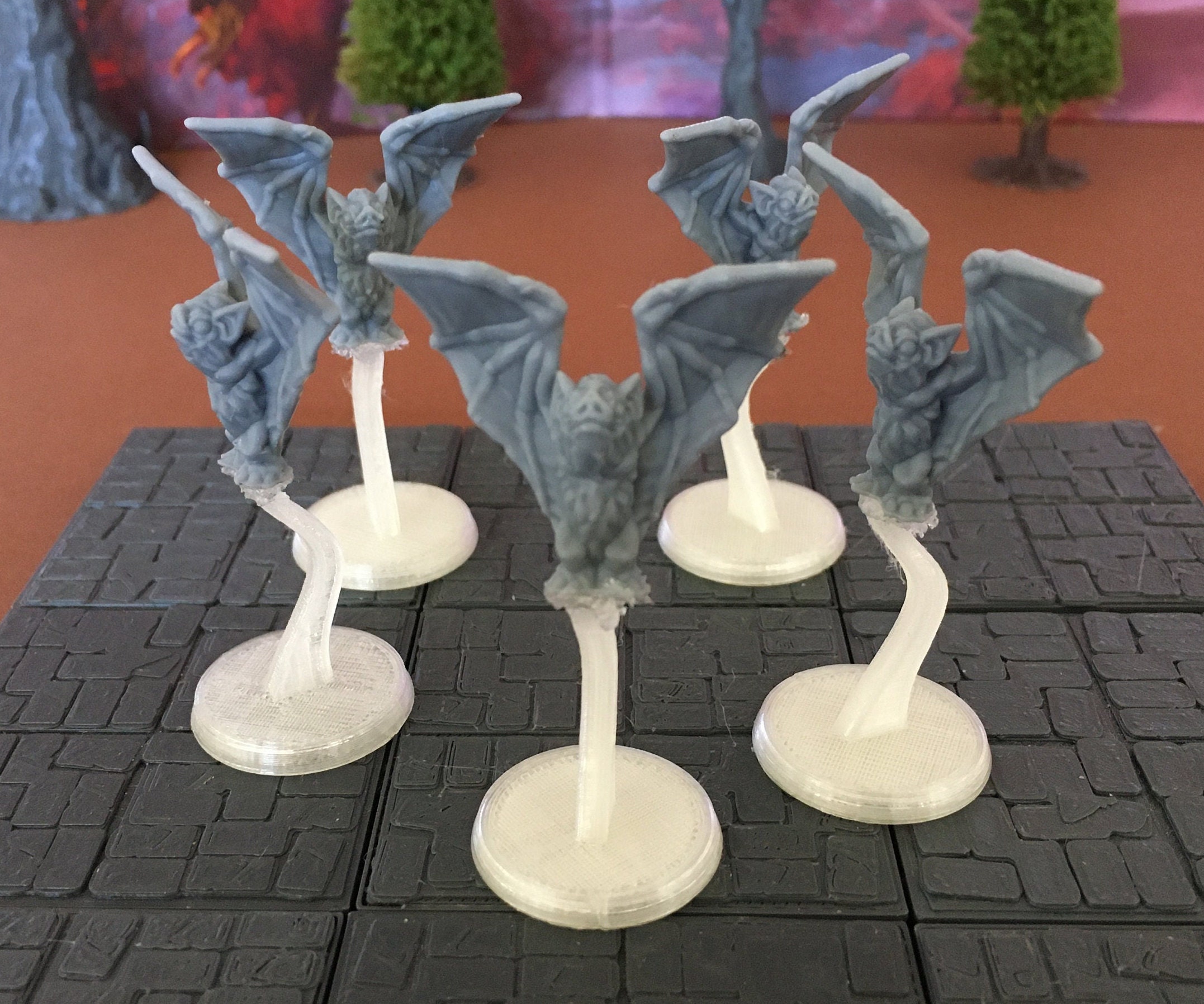 Olbrzymie nietoperze | 28 mm (D&D) Miniatury potworów | RPG stołowe