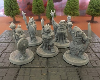 Pig Faced Orcs | 28mm (D&D) Enemy Army Miniatures | Tabletop RPG