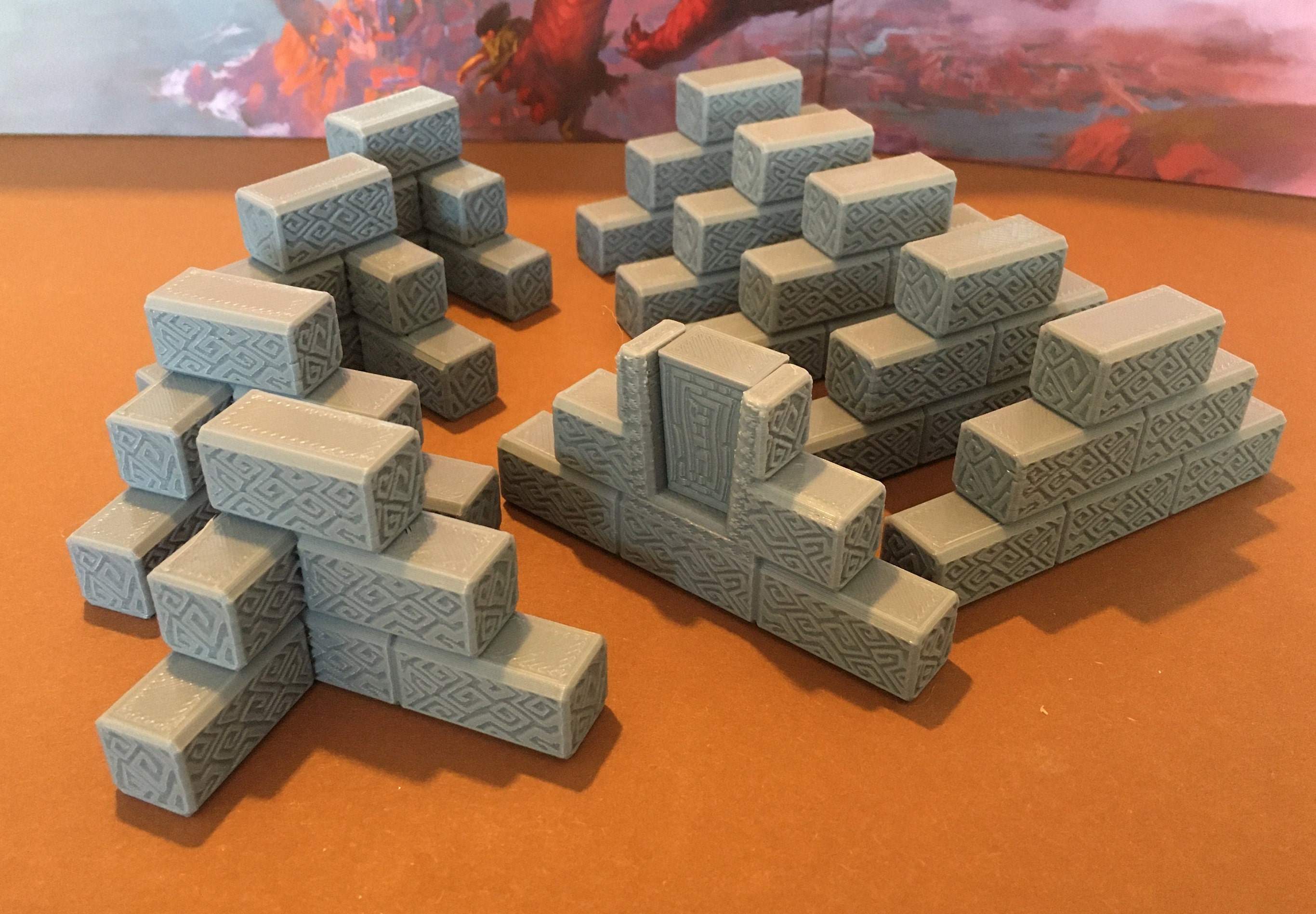 Scatterblocks Modular Scatter Blocks | Dwarven Style Wall Blocks for 28mm (D&D ...