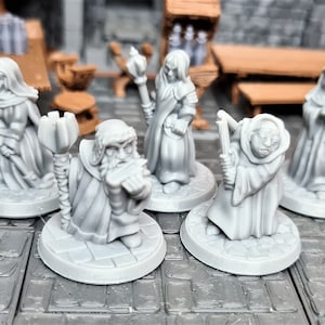 Religious Fighters | 28mm (D&D) | PC / NPC Miniatures | Tabletop RPG