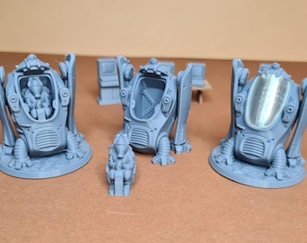 Piloted Space Walker | 28mm (D&D) SciFi miniatures | Tabletop RPG
