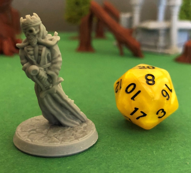 Wraiths och Banshee | 28 mm (D&D) Odöda fiendearméminiatyrer | Bordsrollspel Wraith1 with Sword