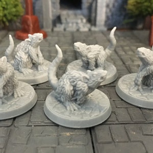 Giant Rats | 28 mm (D&D) | Monsters | Tabletop RPG
