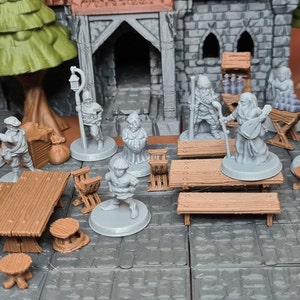 Stadtbewohner 2 | 28 mm (D&D) | PC/NPC Miniaturen | Tabletop-Rollenspiel