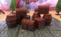 Miniature Chests, Crates, and Barrels for 28mm Tabletop RPG (D&D) product logo