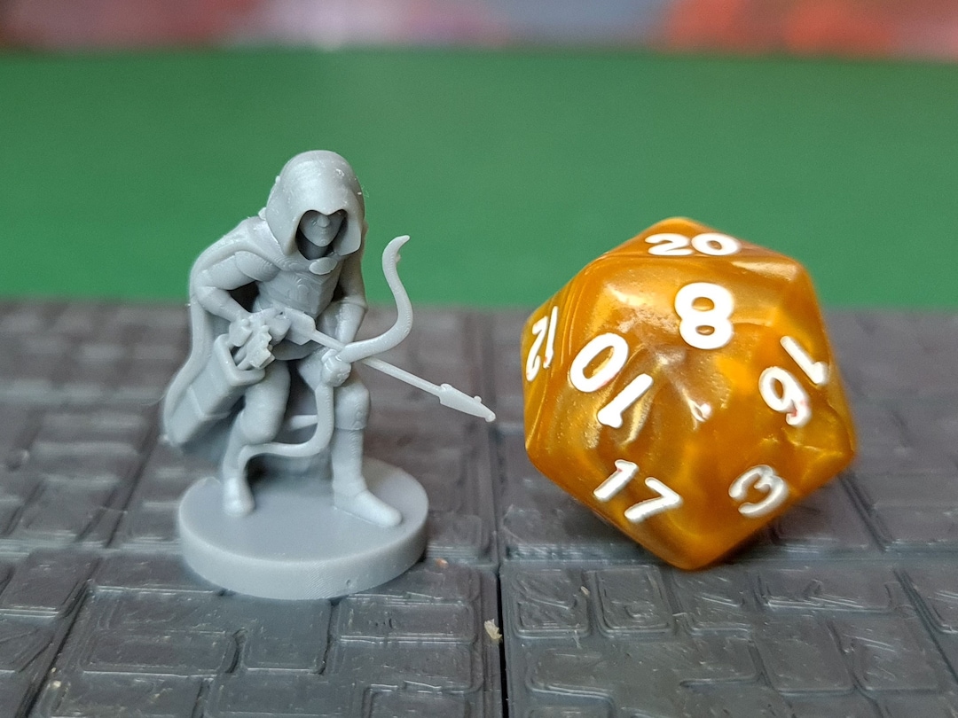 Halfling Ranger | 28mm (D&D) Halfling Bowman Miniature | Tabletop RPG ...