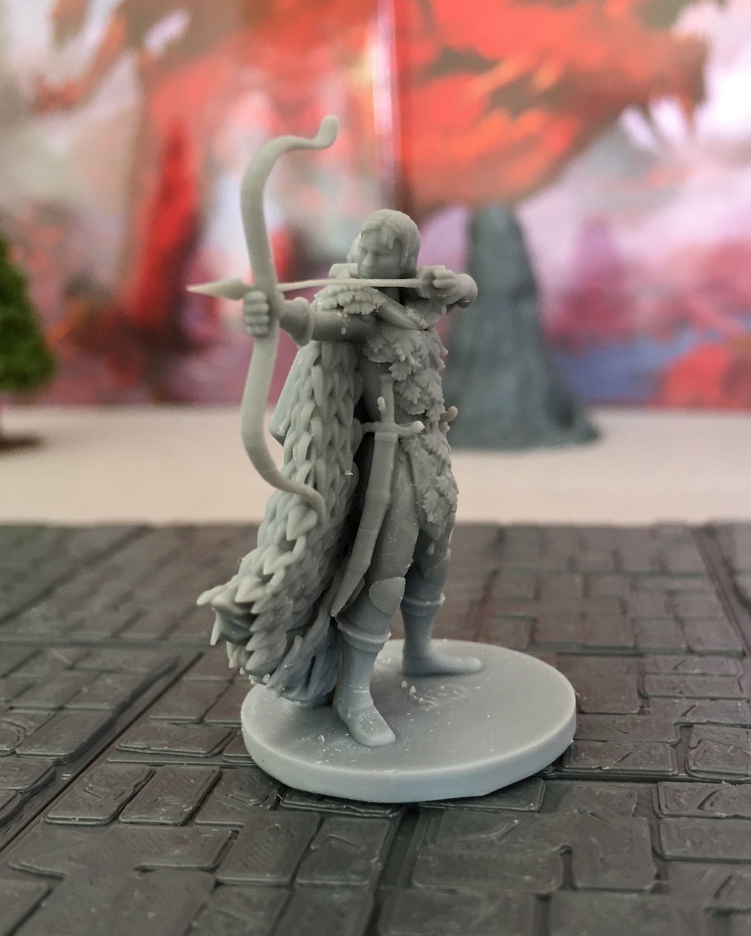 Female Ranger | 28mm (D&D) Elven Archer Miniature | Tabletop RPG - Etsy
