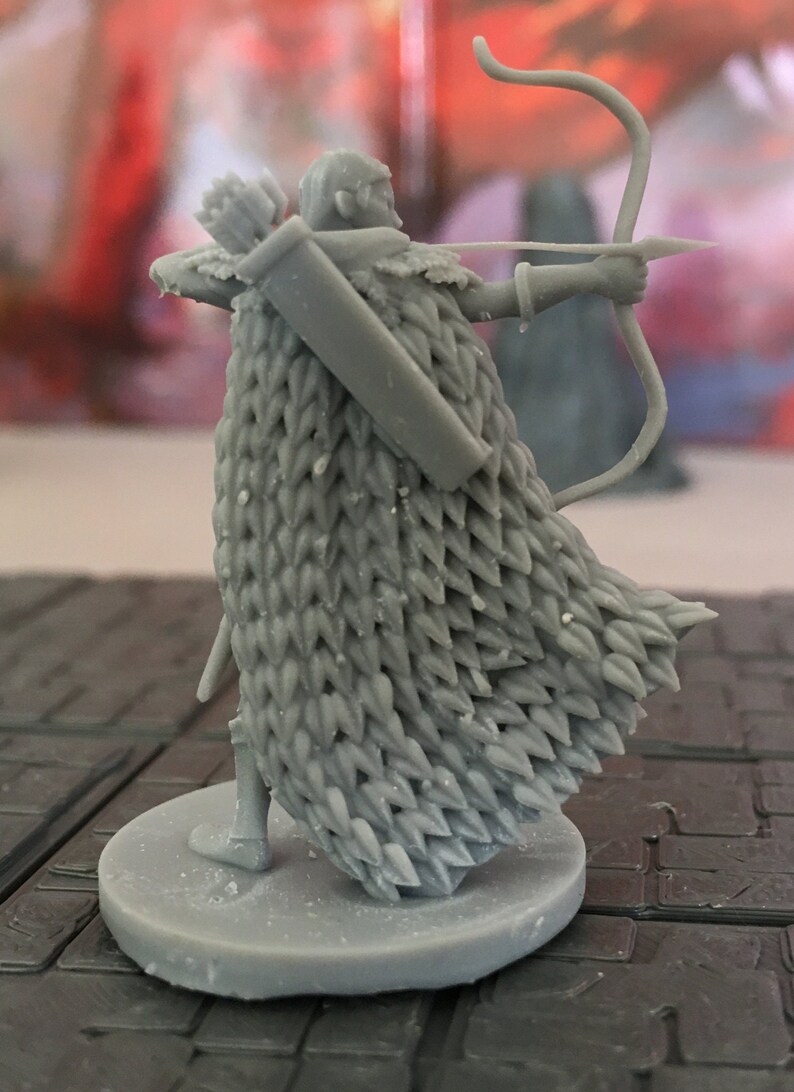 Female Ranger 28mm D&D Elven Archer Miniature Tabletop - Etsy