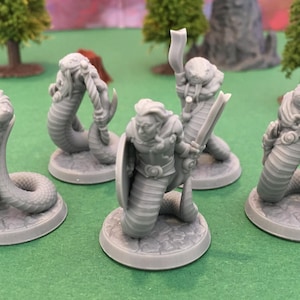 Yuan-Ti Army | 28mm (D&D) Enemy Army Snakefolk Miniatures | Tabletop RPG
