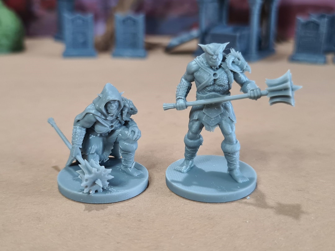 Geek Art Play Pack de Figurines Orcs Salanaar 32 mm – Non Peintes – Idéal pour Donjons & Dragons, Pathfinder et Jeux de Rôle Fantastiques
