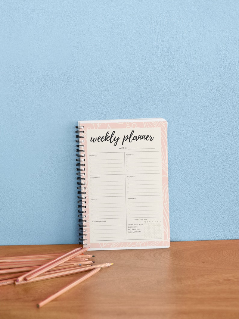 Weekly Planner Printable Weekly Planner iPad Digital Etsy Australia