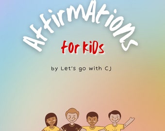 Kids Affirmation ebook  - I am Affirmations for Kids #kidsebooks 20 pages