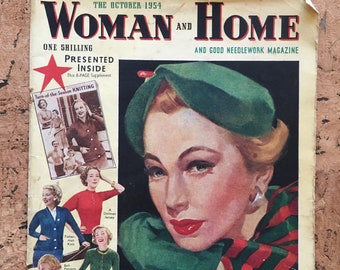 Cover of 1954 &quot;Woman and Home&quot; magazine