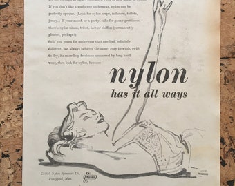 Vintage Advertisement from 1954 &quot;Woman and home&quot; Magazine