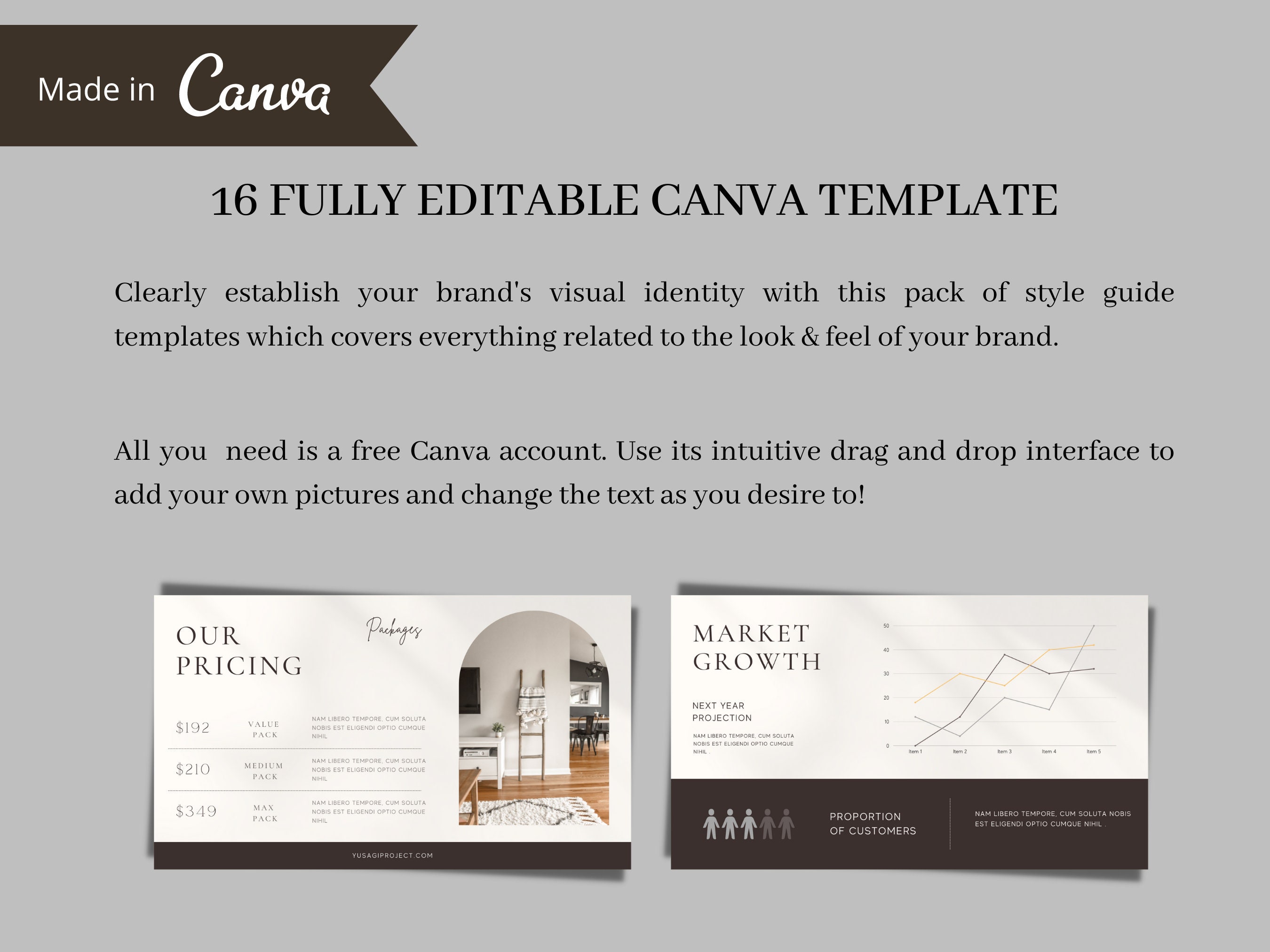Project Proposal Webinar Template Canva Template Client Onboarding New