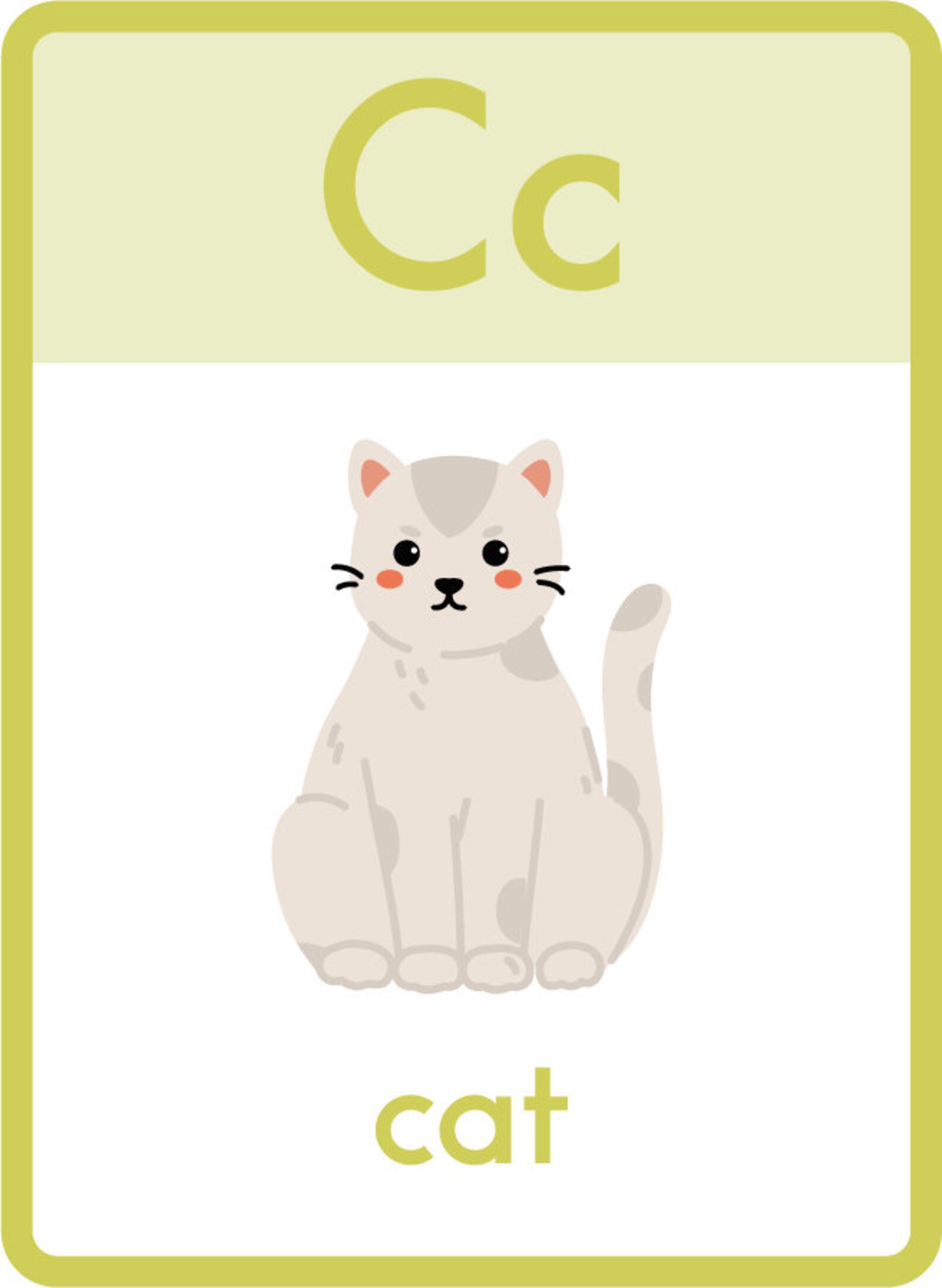A Z Printable Alphabet Flashcards for Toddlers, Kids, and Teachers - Etsy