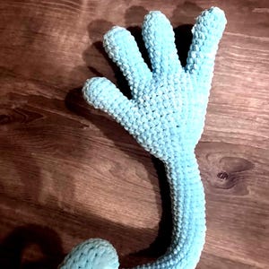 Giant Slappy hand crochet pattern. silly hand crochet