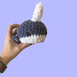 Narwhal crochet pattern, Amigurumi pattern