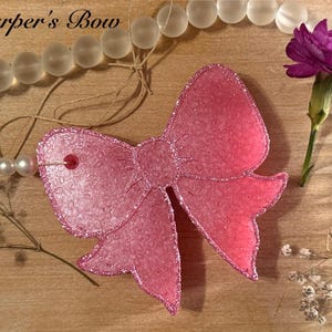 Custom, Bow, Car Freshie | Aroma Beads | Girly Girl Gifts | Car Air Freshener | Bestseller | Pretty Pink Bow Gifts | Gift