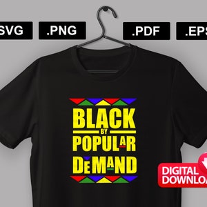 Schwarz von Popular Demand SVG, Popular Demand, Schwarz von svg, Popular Demand SVG, sofortiger download - eps, png, svg, pdf Silhouette, Cricut