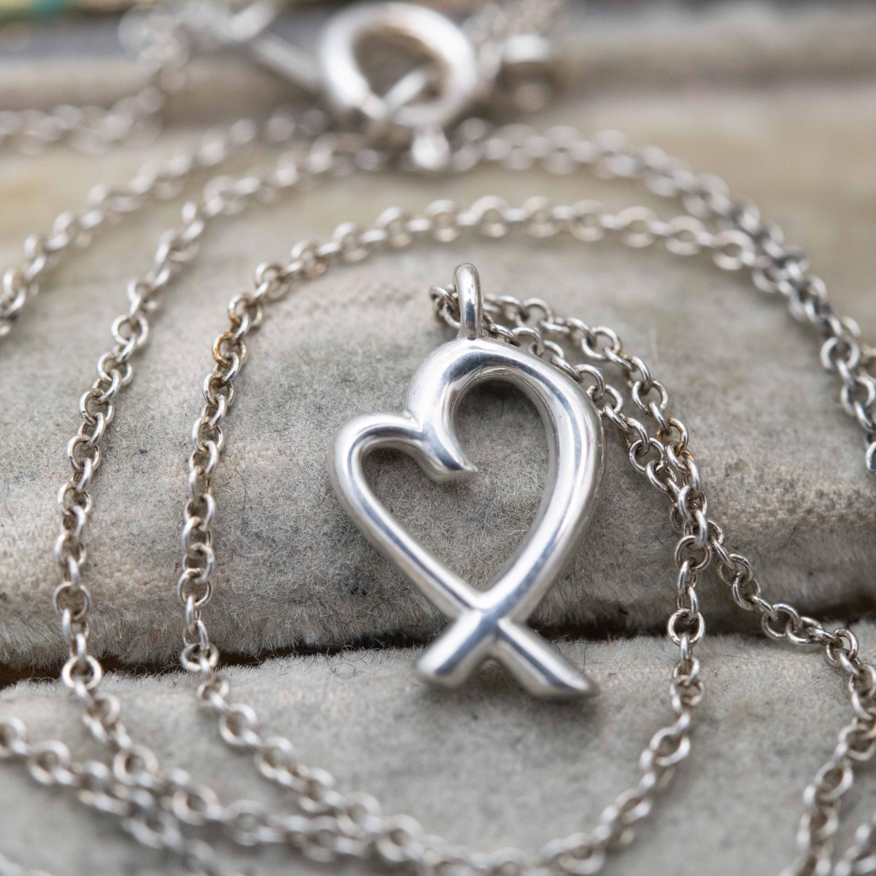 Tiffanys and co heart necklace - Etsy 日本