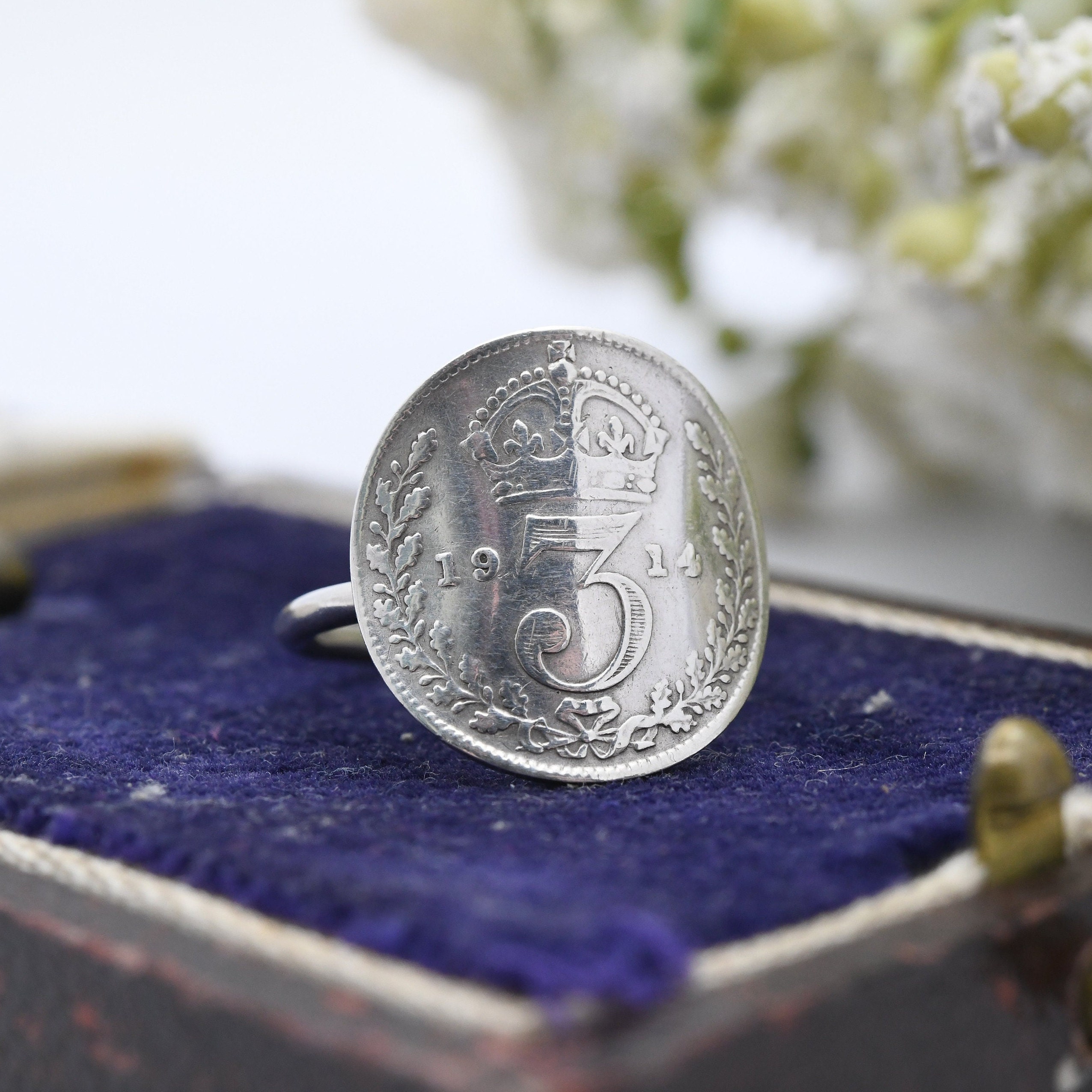 Elizabeth coin ring - Etsy 日本