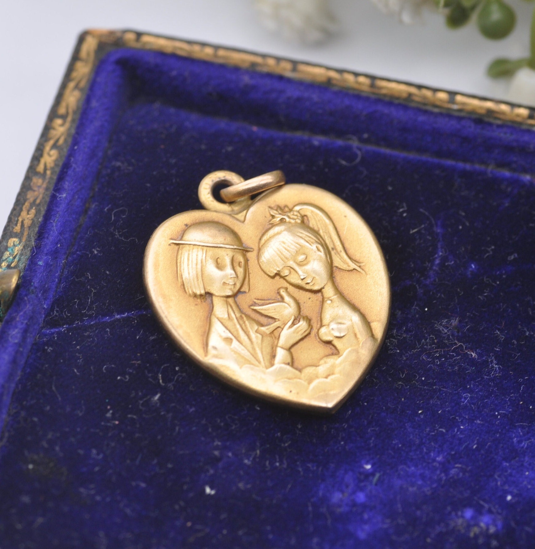 Bracelet Avec Médaille Les Amoureux De Peynet - Marque Murat - État Superbe - Bijou Vintage Occasion