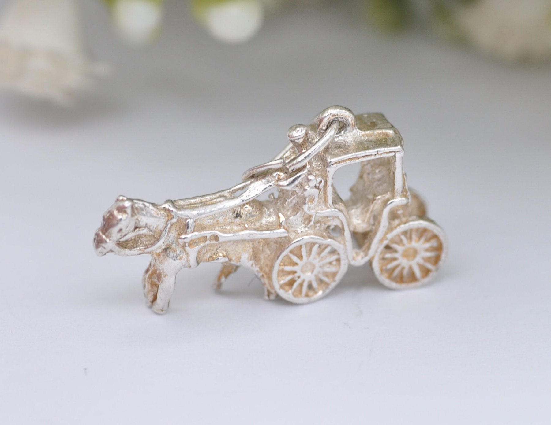 Silver miniature carriage - Etsy 日本