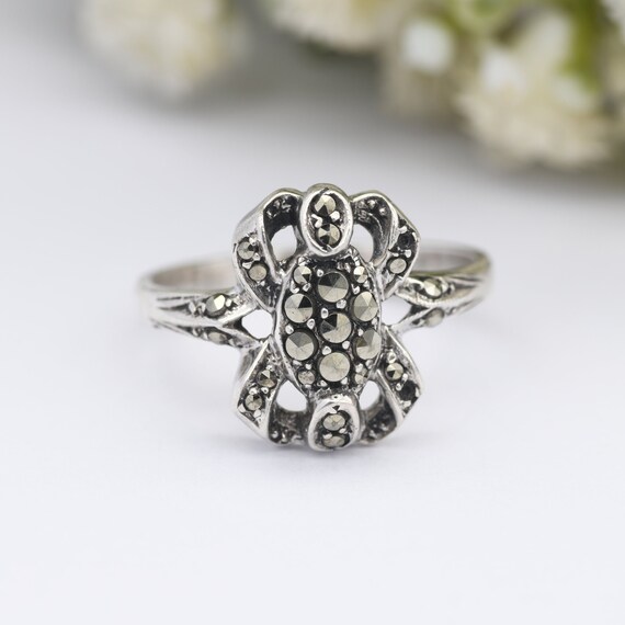 Bague marcassite argent ancienne sale