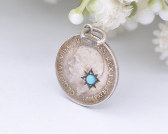 Broche Fleur Ancienne En Argent Massif Et Marcassite Poinçonnée - Bijou Vintage Occasion - Sans Marque
