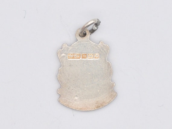 Vintage Sterling Silver Llangollen Enamel Souveni… - image 2