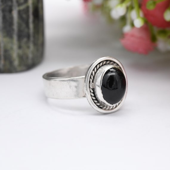 bague en argent massif, fleur jonquille, t. 52