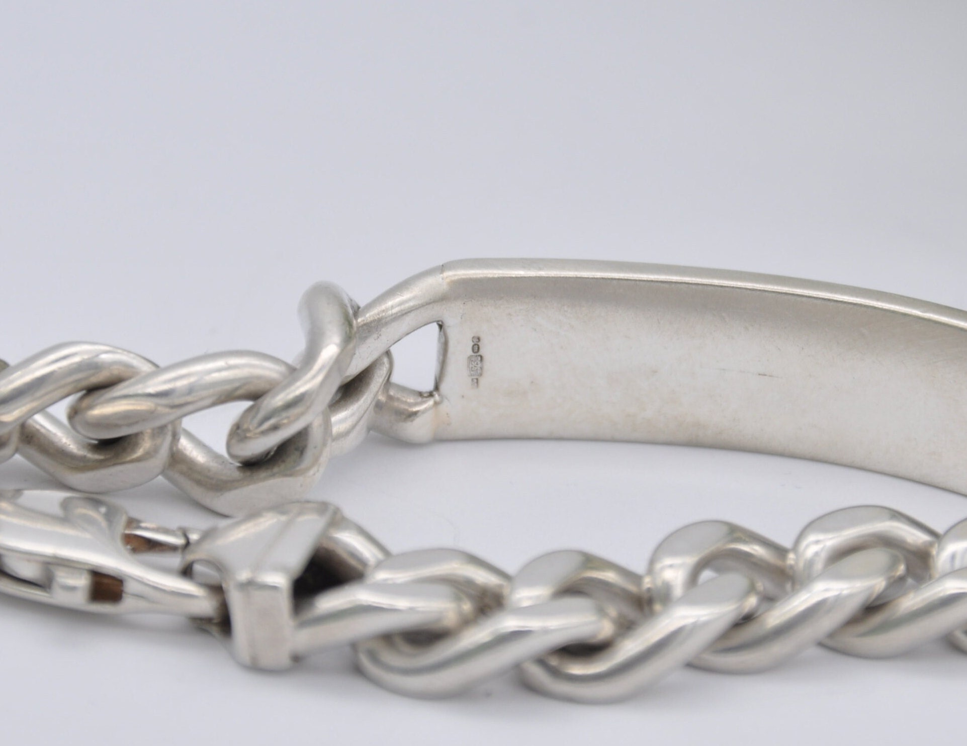 Sterling Silver Curb Link Chain Bracelet - Big | Chunky Sterling Silver Curb Link Chain Bracelet - Big | Chunky
