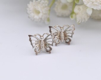 Orecchini A Bottone In Argento Sterling A Forma Di Mosca: Gioielli Minimalisti A Forma Di Insetto - Italia - Foto 11