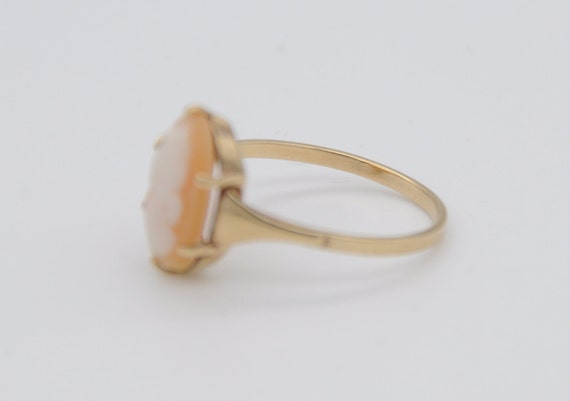 Vintage 9ct Gold Cameo Ring - Statement / Gift / … - image 7