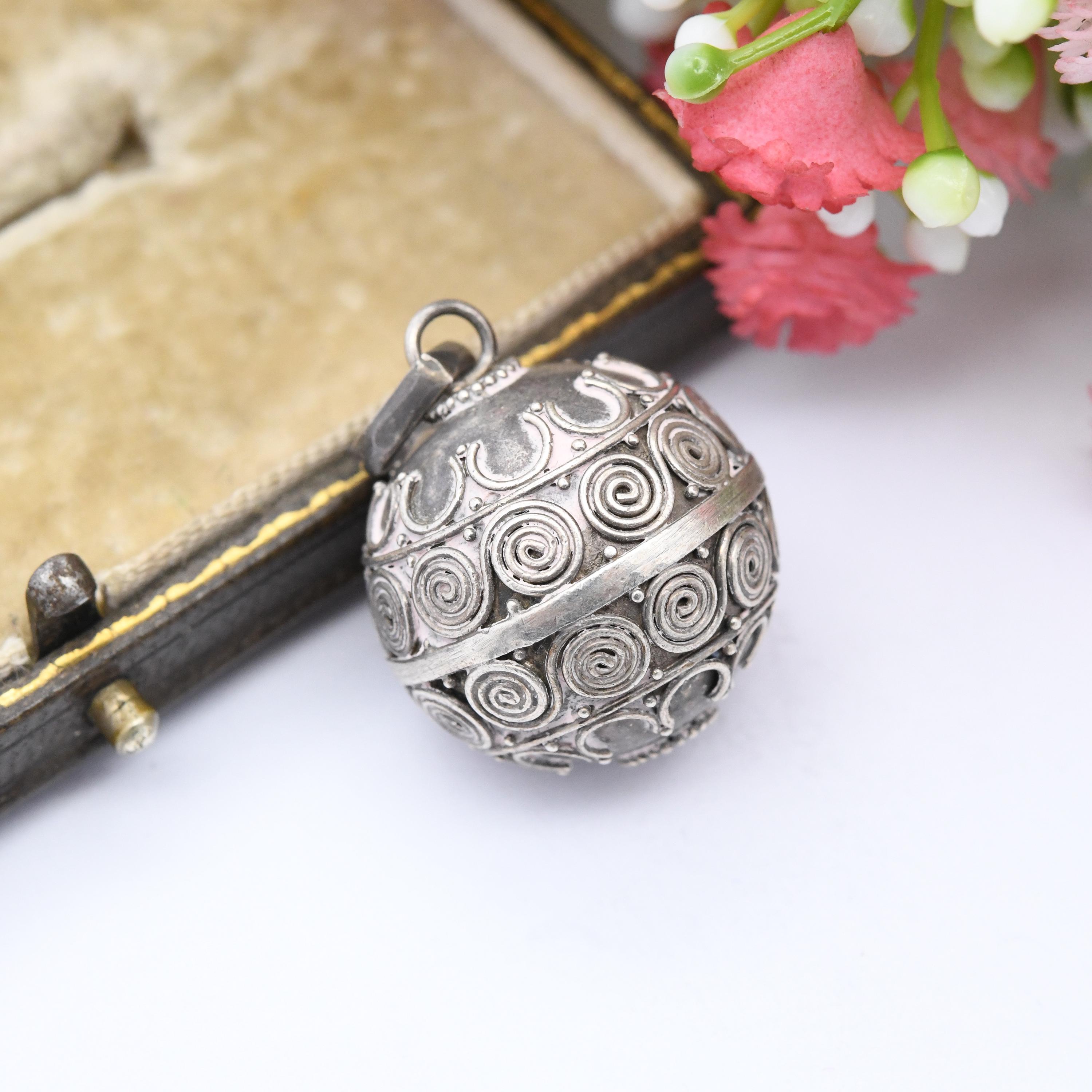 925 Sterlingsilber Harmonie Glockenspiel Charm Anhänger 18 Mm