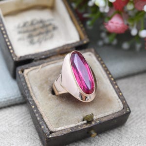 Bague Vintage URSS En Argent Massif 925 - Taille 54, Poinçon, Bijou Ancien, Occasion