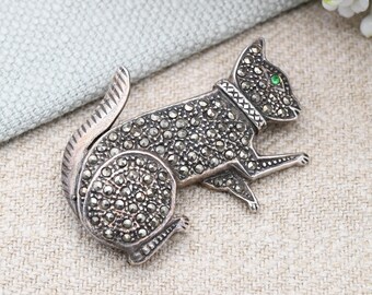 Broche épingle Argent Tête D'antilope Afrique XXe Siècle - Ancienne, Occasion, Origine Mali