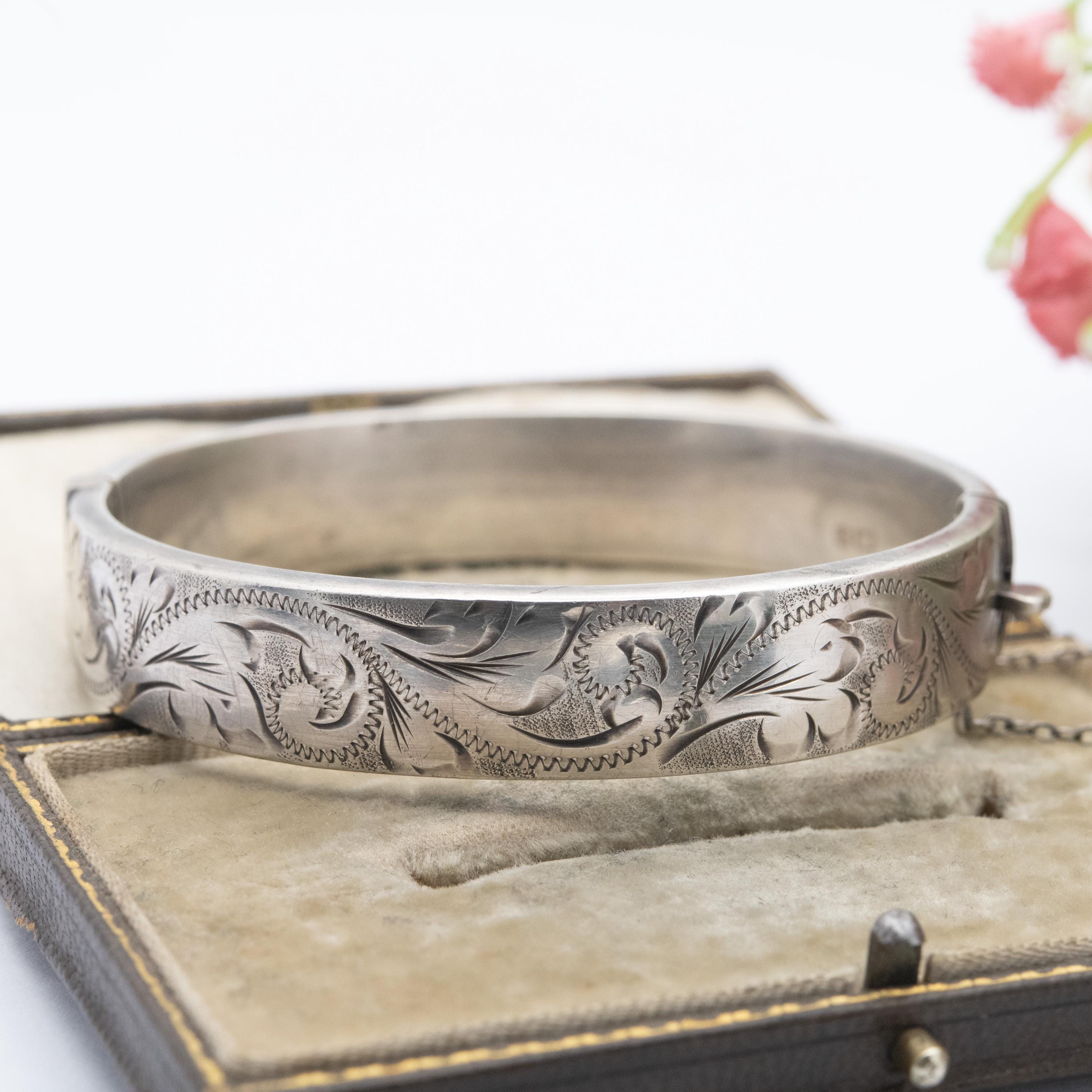 70s Silver Bangles - Etsy Ireland