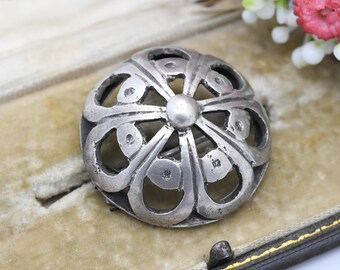 ヴィンテージ メキシカン スターリング シルバー ブール ブローチ