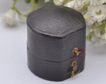 Antique leather ring box discount