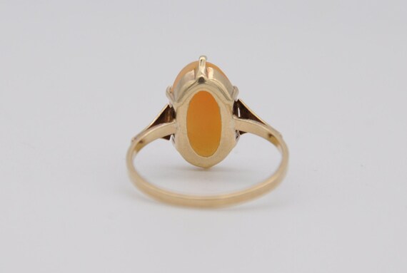 Vintage 9ct Gold Cameo Ring - Statement / Gift / … - image 6