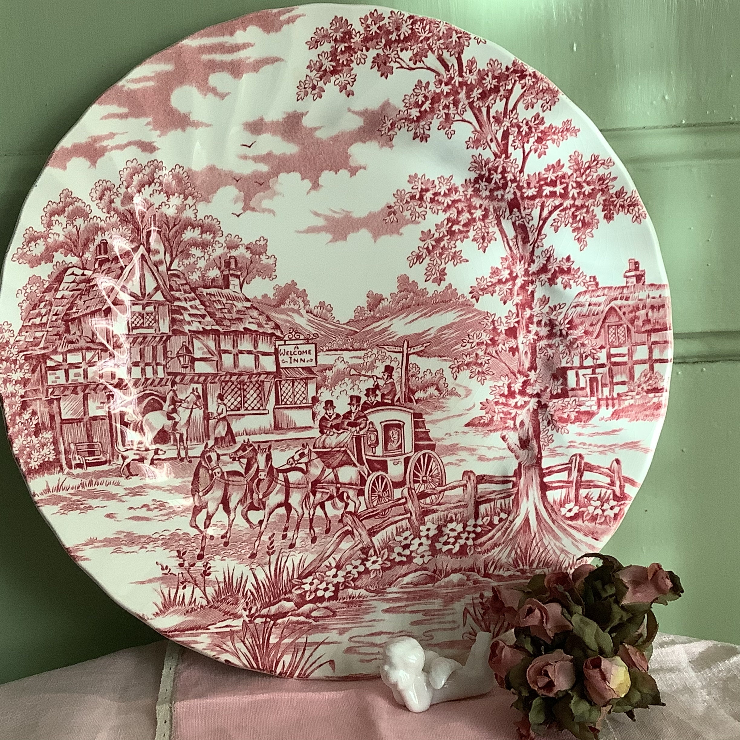 MYOTT Staffordshire England COACHING DAYS Plate 1982 Etsy